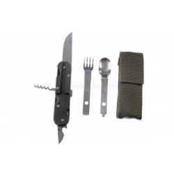 Set Cubiertos Camping Cuchillo Cuchara Tenedor 