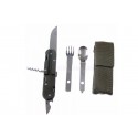 Set Cubiertos Camping Cuchillo Cuchara Tenedor 