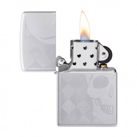 Encendedor Zippo Diseño Skull Made In Usa 