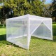 Gazebo Con Mosquitero Lona Impermeable 3x3x2.50mts