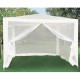 Gazebo Con Mosquitero Lona Impermeable 3x3x2.50mts