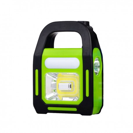 Farol Linterna Recargable Usb Panel Solar Camping