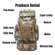 Mochila Táctica Militar 75 L Camo Pixelado Camping Mision