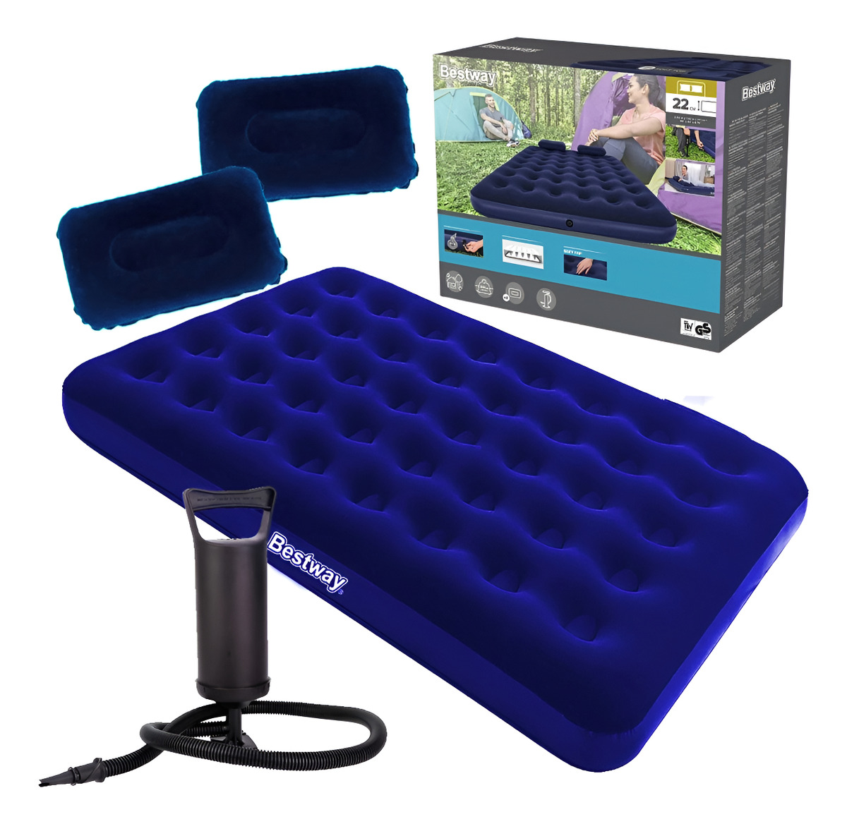 Colchon Inflable Bestway 2 Plazas Explorer Pro Shop - Imagen 2