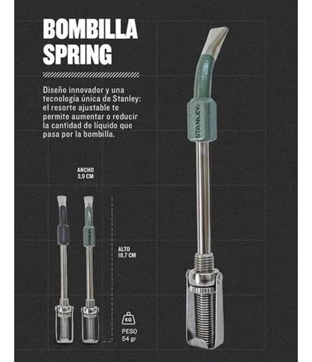Bombilla Para Mate Stanley Spring Acero Inoxidable Explorer - Imagen 5