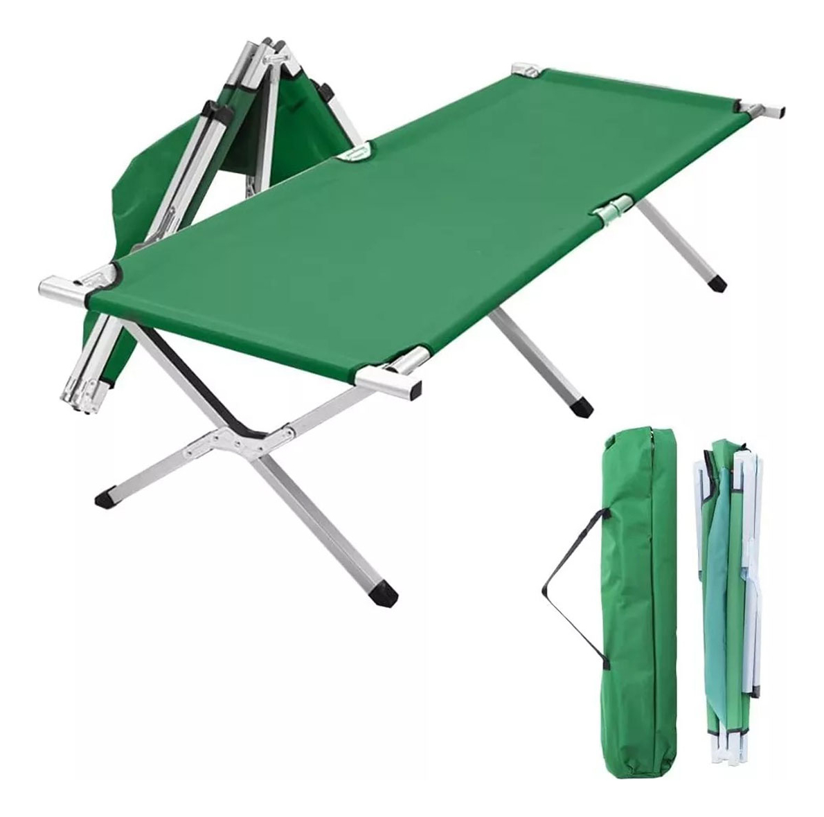 Catre Cama Plegable Aluminio Camping Explorer Pro Shop - Imagen 2