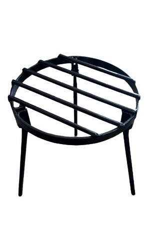 Parrilla Plegable Redonda Portatil Camping Diametro 18cm