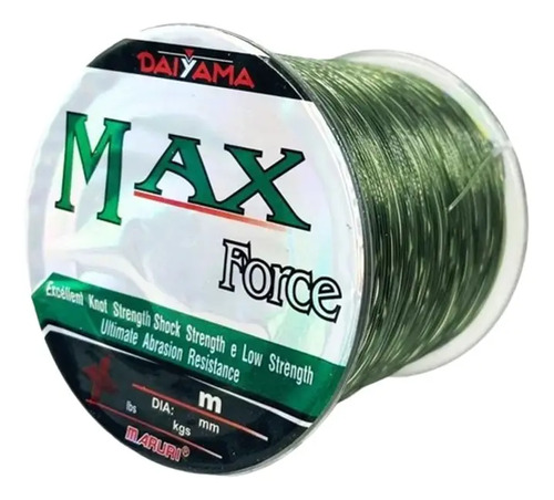 Tanza Max Force Monofilamento Bobina De 500 Mts 0.43 Mm - Imagen 2