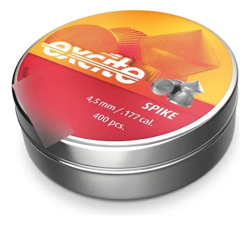 Chumbos Excite Spike 4.5mm 400un Punta Cónica Penetrantes - Imagen 3
