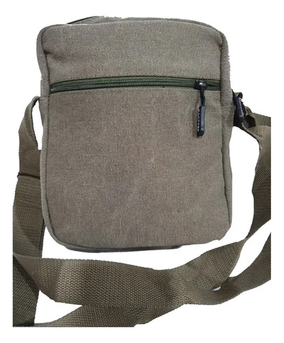 Morral Bandolera Canvas Cruzada Unisex Bolso Organizador - Imagen 4
