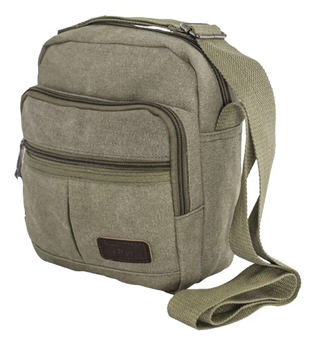 Morral Bandolera Canvas Cruzada Unisex Bolso Organizador - Imagen 3