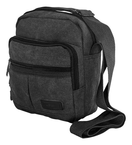 Morral Bandolera Canvas Cruzada Unisex Bolso Organizador